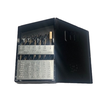 Viking Norseman Drill Viking 22893 1/16-1/2" Black and Gold Oxide HSS Drill Bit Set 29-Piece 22893